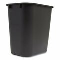 Adornos 7 gal Plastic Open Top Indoor Waste Trash Can, Black AD3207122